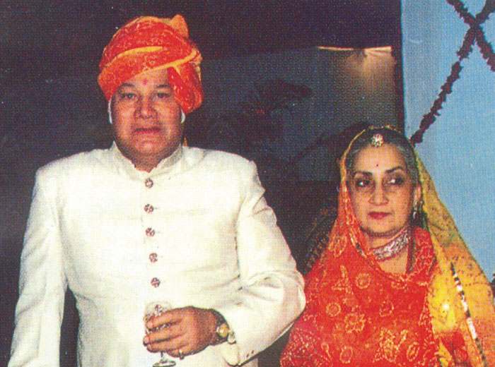 Raja Aditya Katoch and Rani Chandresh Kumari Raja Aditya Katoch and Rani Chandresh Kumari