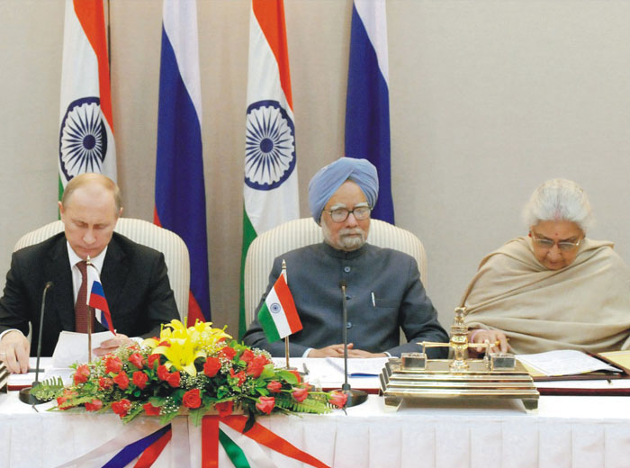 My Grandmother Rani Chandresh Kumari with Prime Minister of India - Mr. Manmohan Singh & President of Russia - Mr. Vladimir Putin My Grandmother Rani Chandresh Kumari with Prime Minister of India - Mr. Manmohan Singh & President of Russia - Mr. Vladimir Putin